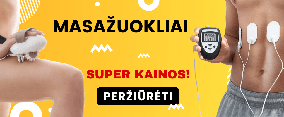 Masažuokliai SUPER KAINOMIS