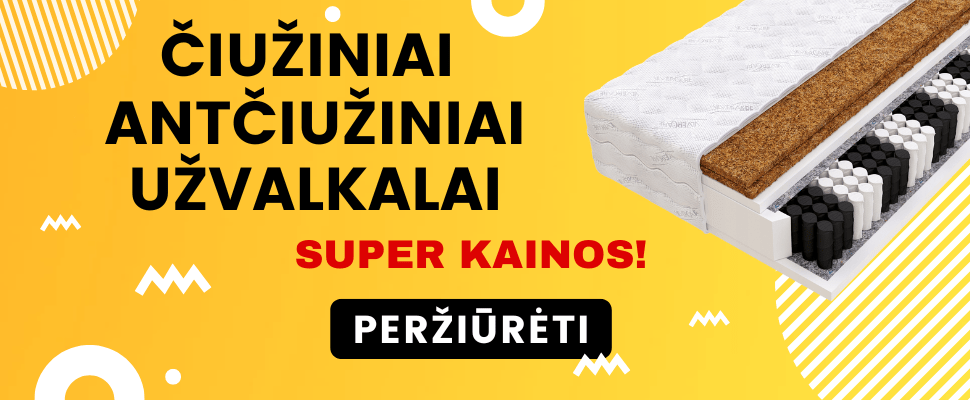 Miego prekės SUPER KAINOMIS