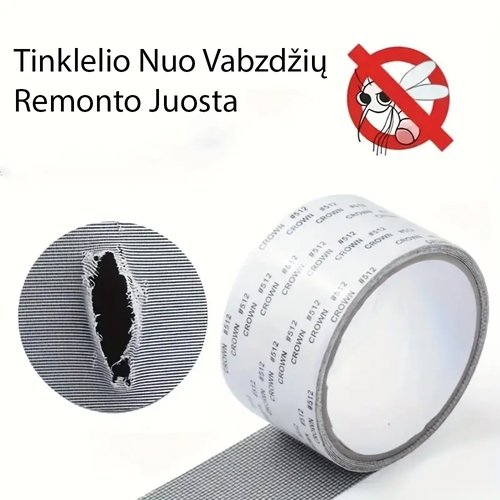 Tinklelio nuo vabzdžių remonto juosta