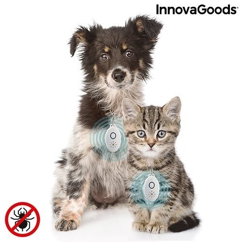 Įkraunamas ultragarsinis parazitų repelentas naminiams gyvūnėliams PetRep InnovaGoods Home Pet