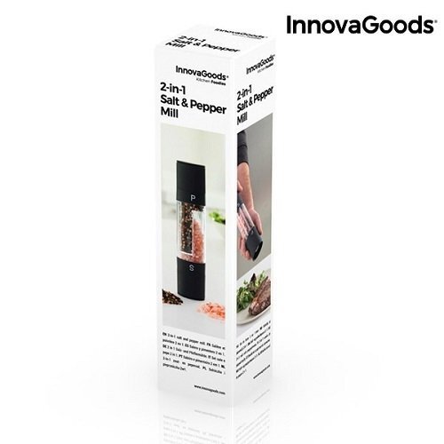 InnovaGoods 2IN1 Druskos ir pipirų malūnėlis