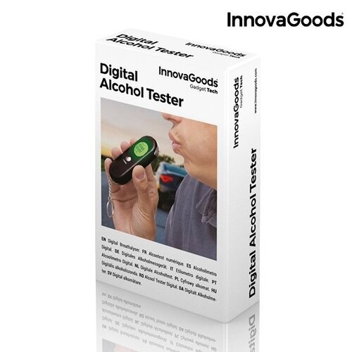 InnovaGoods Gadget Tech skaitmeninis alkoholio matuoklis