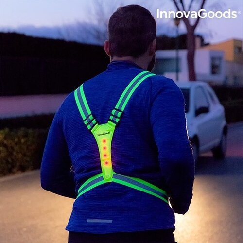 InnovaGoods Gadget Tech šviesą atspindintis diržas su LED šviesa sportuojantiems