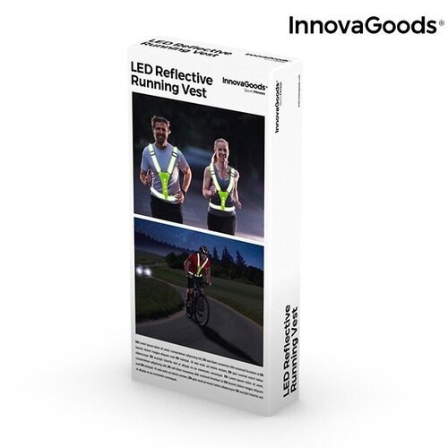 InnovaGoods Gadget Tech šviesą atspindintis diržas su LED šviesa sportuojantiems