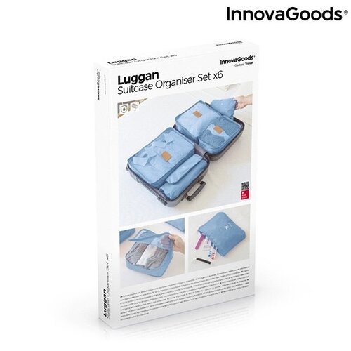 Lagaminų krepšių dėklas Luggan InnovaGoods 6 Dalys Gadget Travel