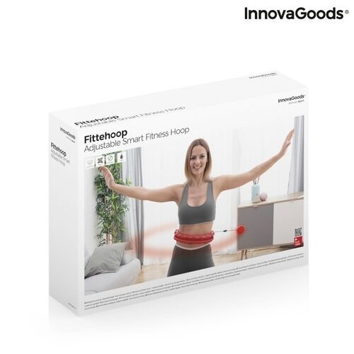 Reguliuojamas išmanusis fitneso lankas su svoriu Fittehoop InnovaGoods Wellness Sport